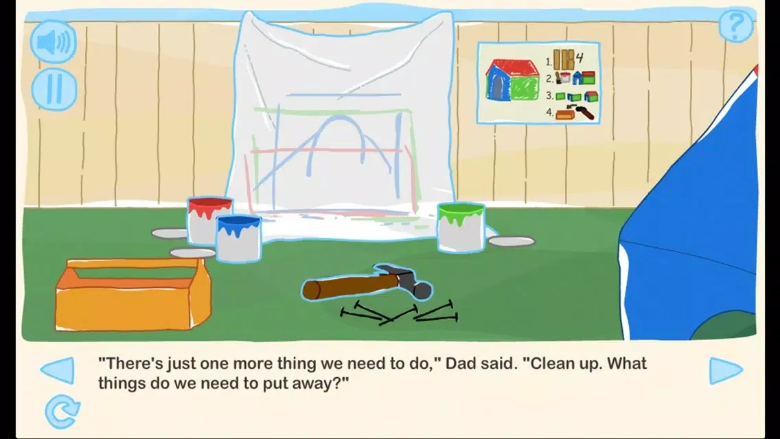 Capturas de tela do Riley and the Doghouse
