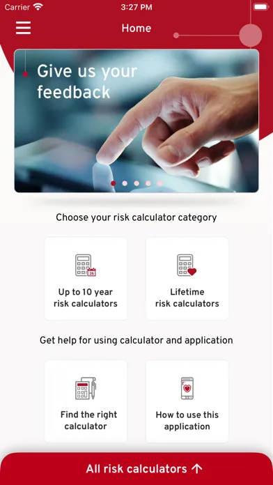 ESC CVD Risk Calculation應用截圖