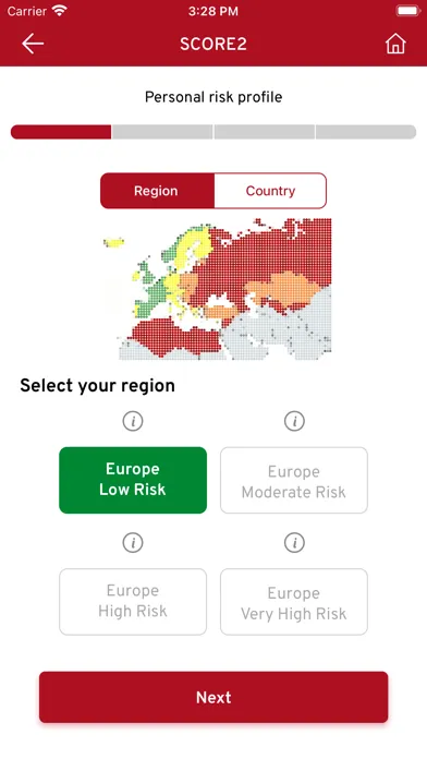 ESC CVD Risk Calculation應用截圖