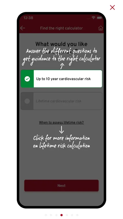 ESC CVD Risk Calculation應用截圖