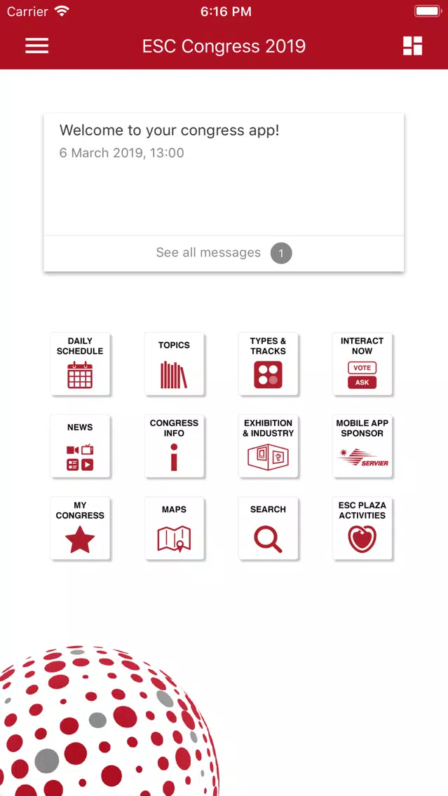 ESC Congresses Screenshots