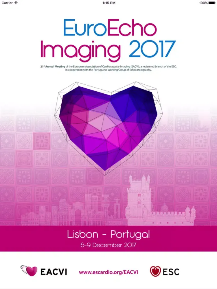 EuroEcho-Imaging 2017 iPad  Screenshots