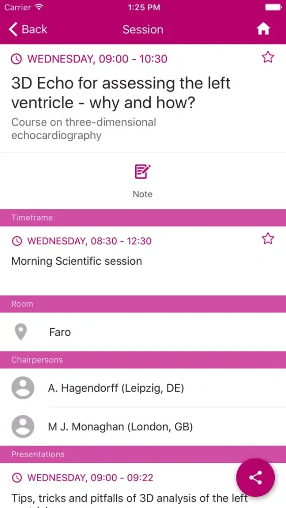EuroEcho-Imaging 2017 Screenshots