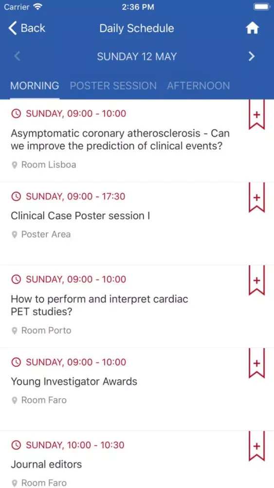 Captures d'écran de ICNC 2019