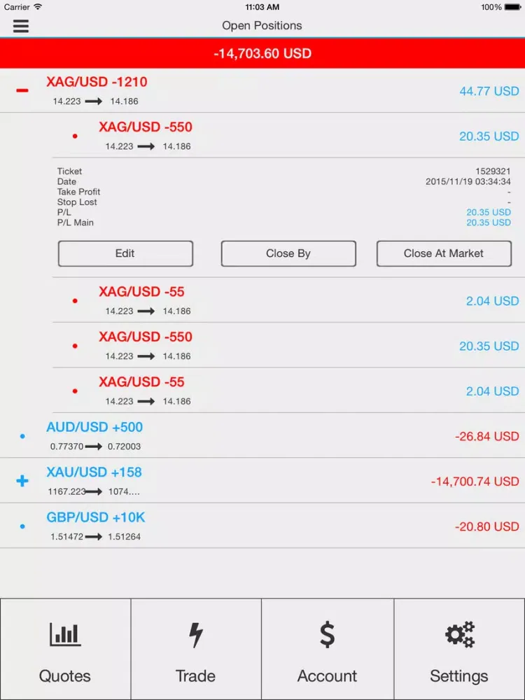 Zrzuty ekranu Scope Direct iPad 