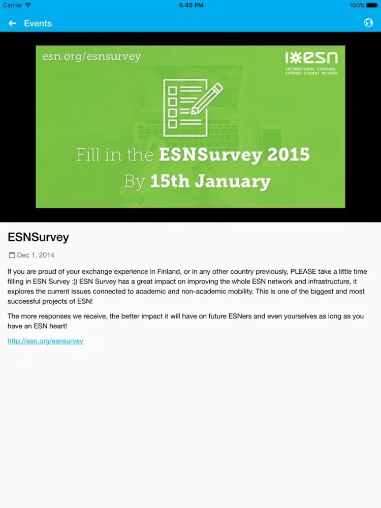 ESNapp iPad  স্ক্রিনশট