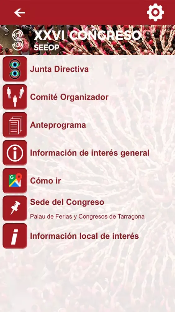 Screenshot di 26 congreso SEEOP