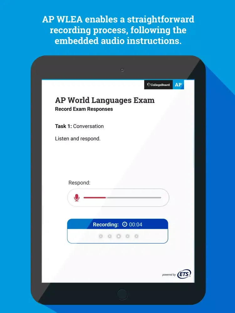 AP World Languages Exam App iPad  स्क्रीनशॉट