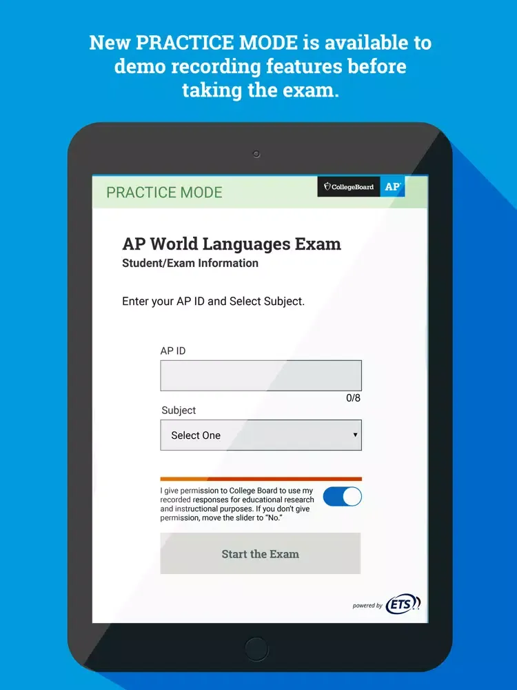 AP World Languages Exam App iPad  स्क्रीनशॉट