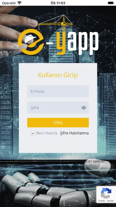 e-Yapp Ekran Görüntüleri