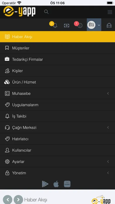 e-Yapp Ekran Görüntüleri