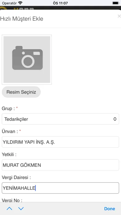 e-Yapp Ekran Görüntüleri