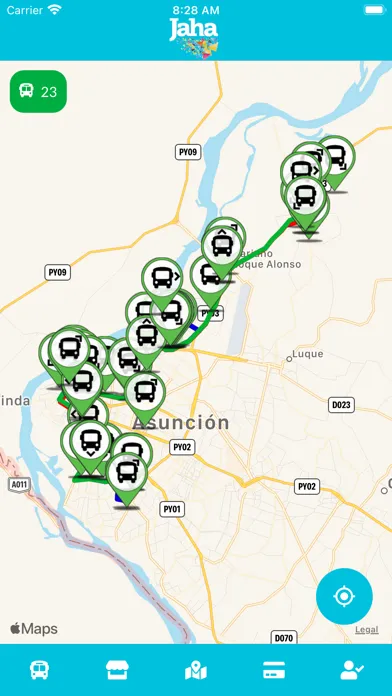 JAHA GPS سکرین شاٹس