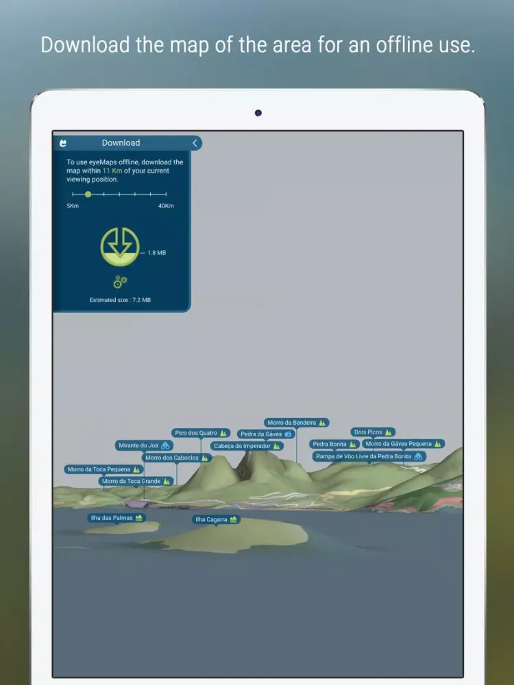 eyeMaps - Augmented Reality 3D Map of the world iPad  Screenshots