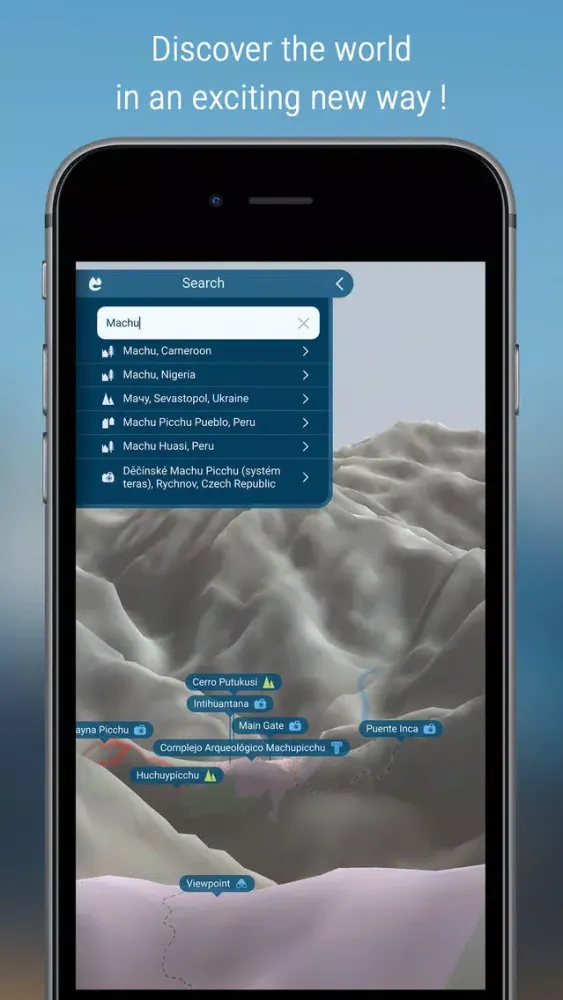eyeMaps - Augmented Reality 3D Map of the world Screenshots