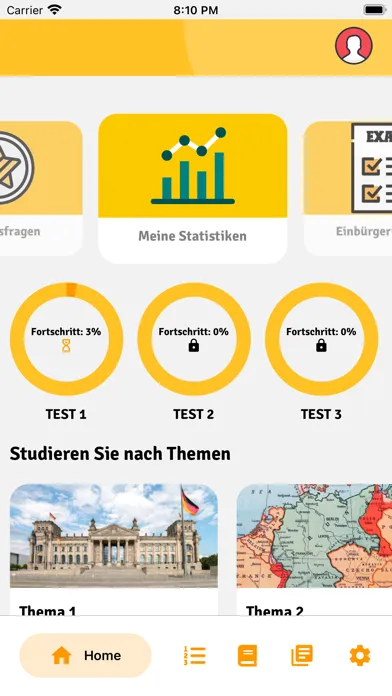 Zrzuty ekranu Germany Einbürgerungstest 2023