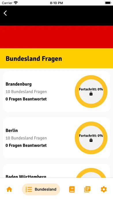 Zrzuty ekranu Germany Einbürgerungstest 2023