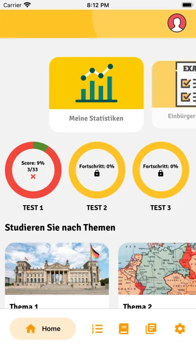 Zrzuty ekranu Germany Einbürgerungstest 2023