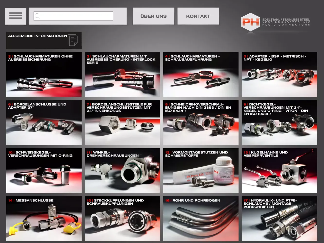 PH Catalogue Screenshots