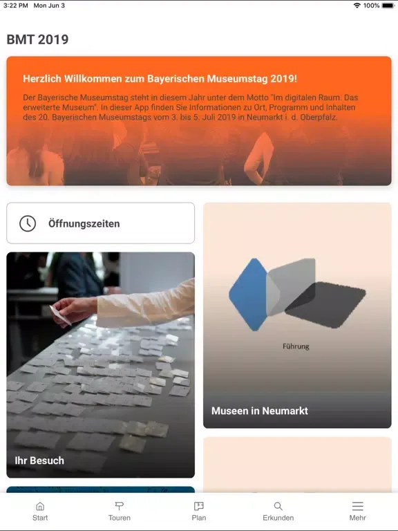 Bayerischer Museumstag 2019 iPad  스크린샷