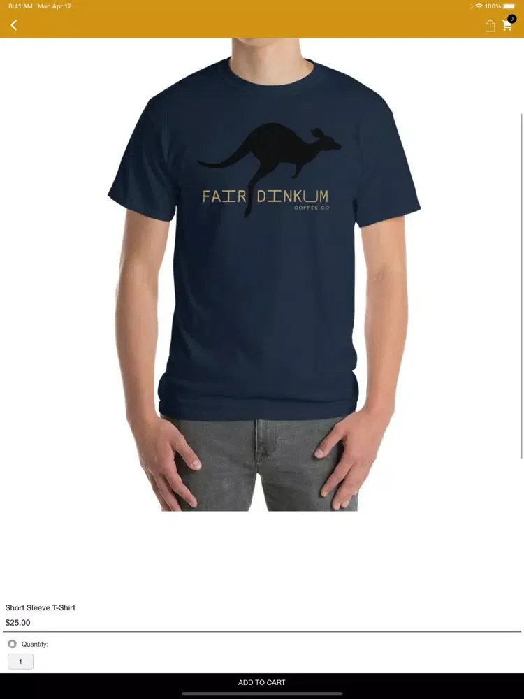 Zrzuty ekranu Fair Dinkum Coffee Co. iPad 