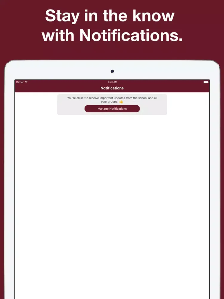 Faith Christian School App iPad  Screenshots
