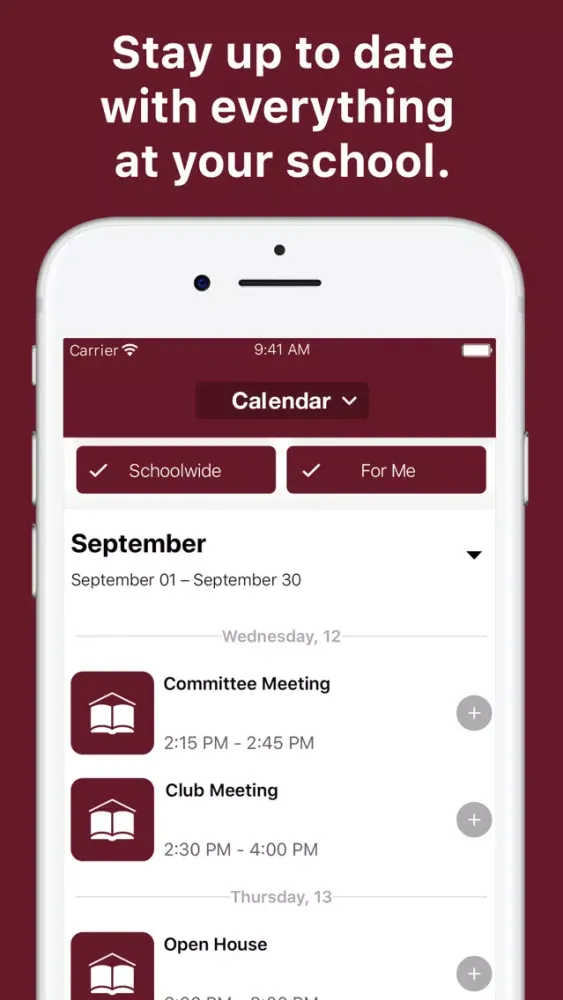 Faith Christian School App Screenshots