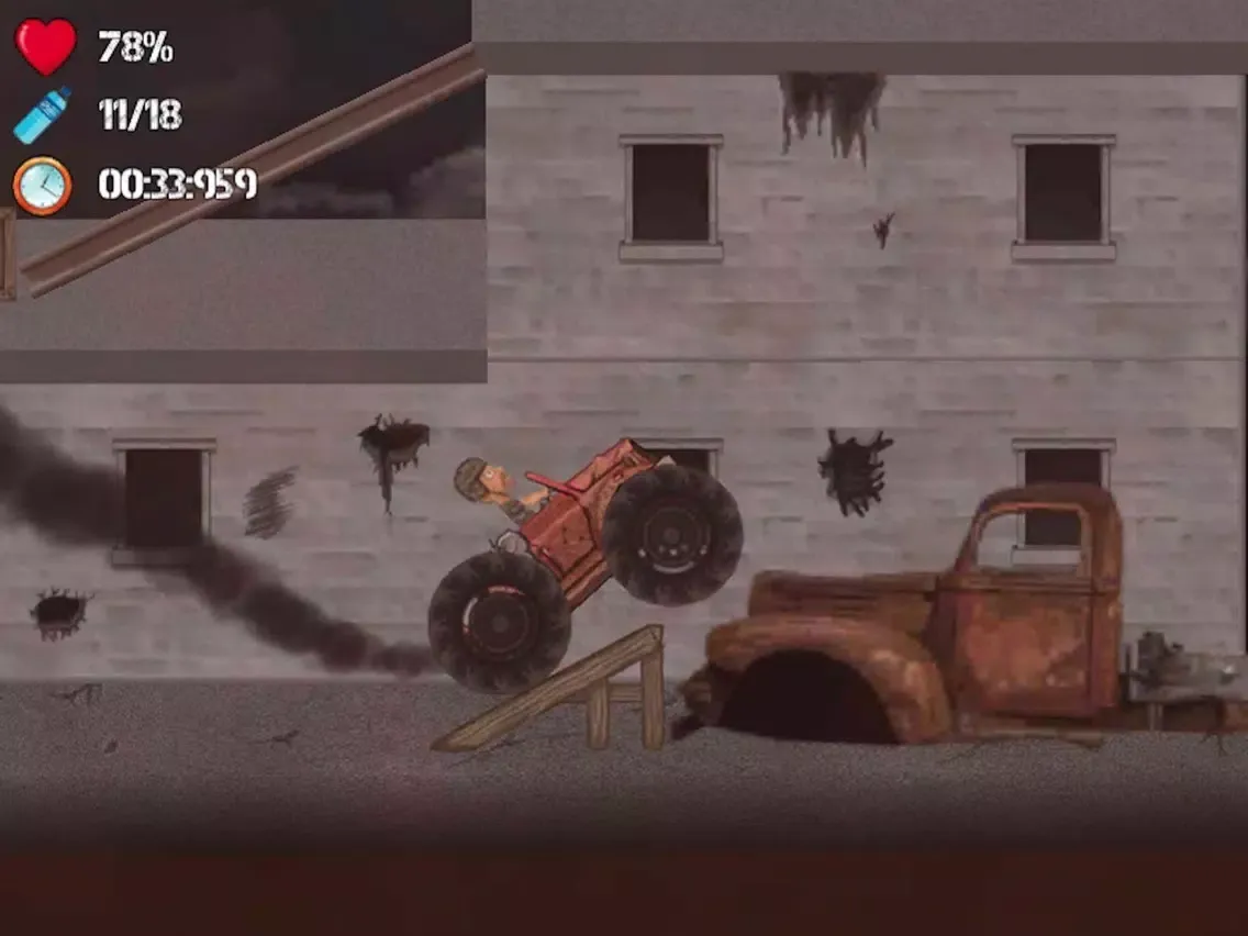 Racing The Fallout - The Last Driver in an apocalyptic world iPad  স্ক্রিনশট