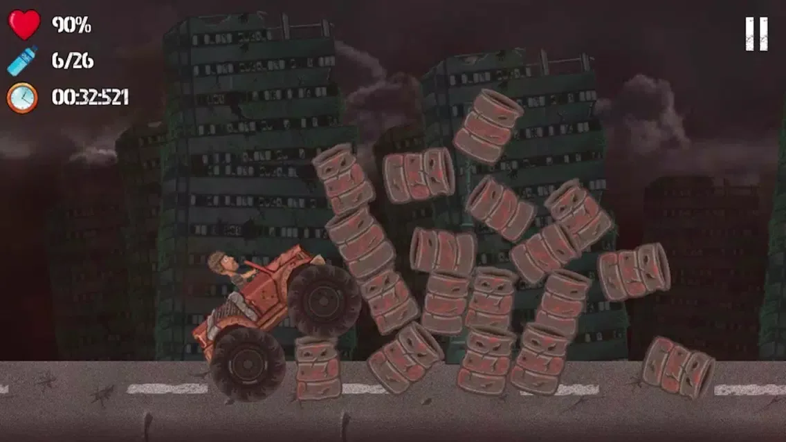 Racing The Fallout - The Last Driver in an apocalyptic world স্ক্রিনশট