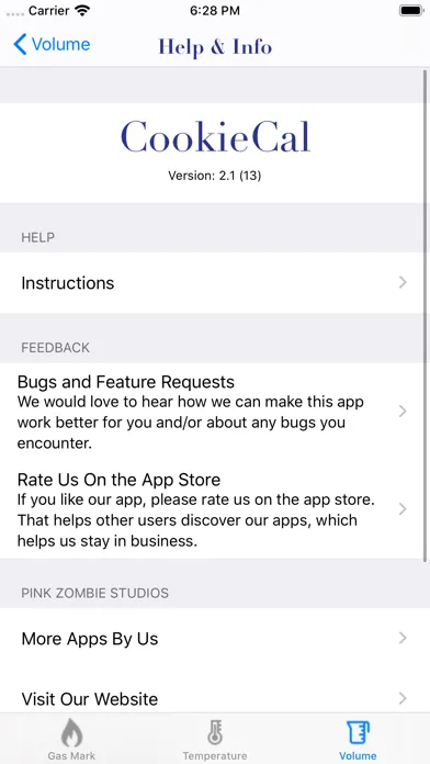 CookieCal Screenshots