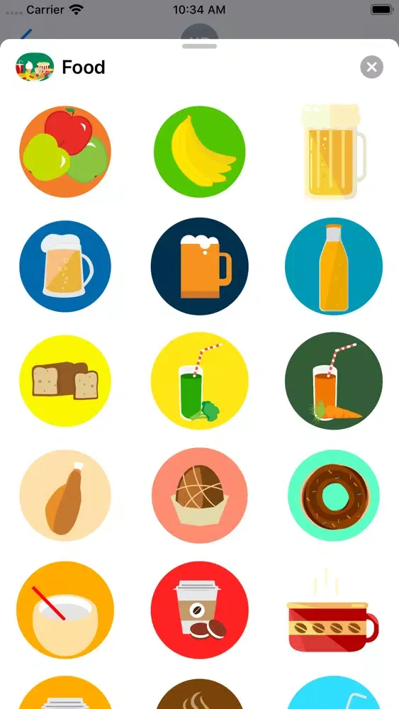 Скриншоты Food Stickers Pack