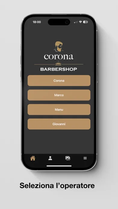 Tangkapan skrin Corona Barbershop