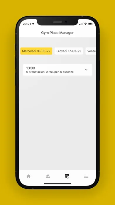 GymPlace Manager应用截图