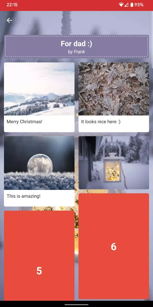 MyAdvent Screenshots