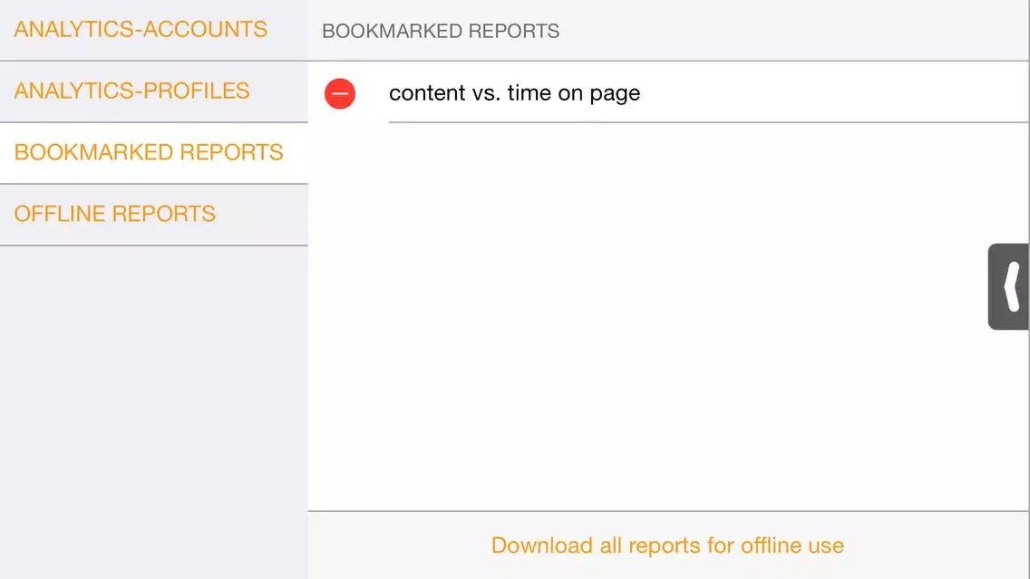 Analytics for iPad - Google Analytics made easy スクリーンショット