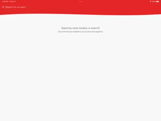 AFBF Events iPad  Ekran Görüntüleri
