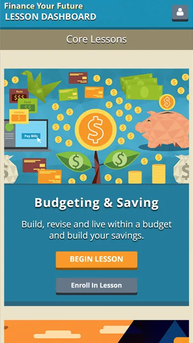 Capturas de tela do Finance Your Future