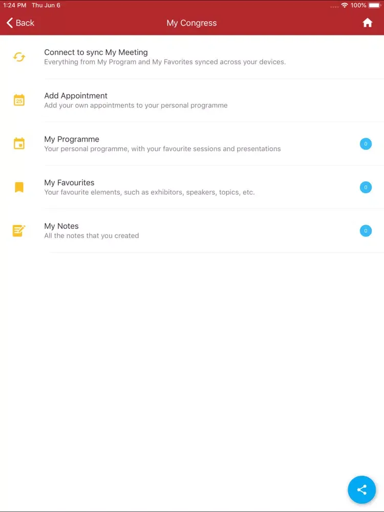 FEBS Congress 2019 iPad 应用截图