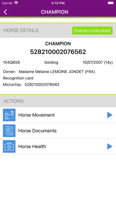 FEI HorseApp Screenshots