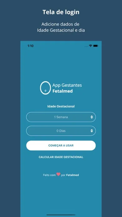 App Gestantes Fetalmed سکرین شاٹس