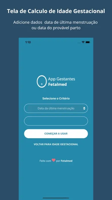 App Gestantes Fetalmed سکرین شاٹس