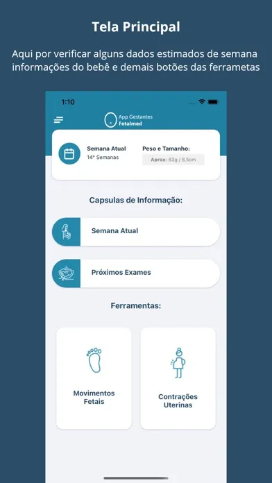 App Gestantes Fetalmed سکرین شاٹس