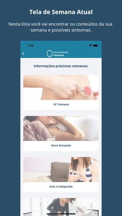 App Gestantes Fetalmed سکرین شاٹس