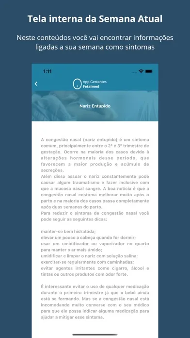 App Gestantes Fetalmed سکرین شاٹس