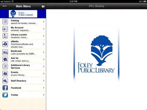 Foley Public Library Mobile iPad 应用截图