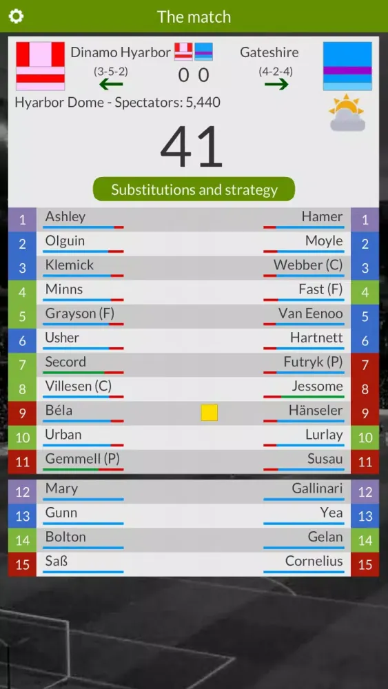Screenshot di Football Game Manager 2024