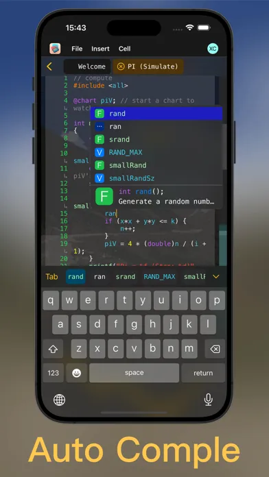 C Notebook Screenshots