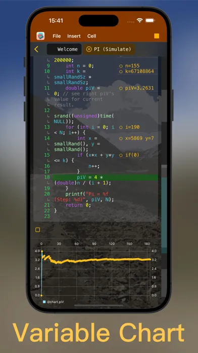 C Notebook Screenshots