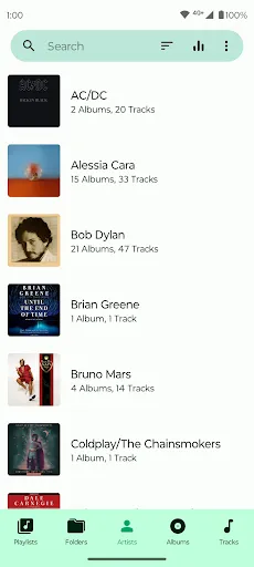 Captures d'écran de Fossify Music Player