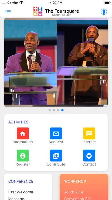 Zrzuty ekranu The Foursquare Gospel Church